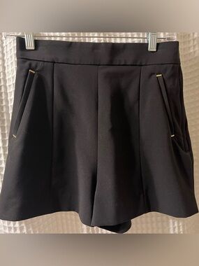 H&M Black Shorts with Gold Trim